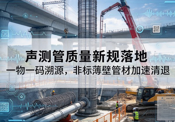 德清声测管质量新规落地，一物一码溯源，非标薄壁管材加速清退